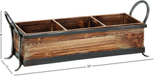 Load image into Gallery viewer, Deco 79 54419 Wood Metal Tray 22&quot; W, 8&quot; H