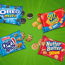 Load image into Gallery viewer, Nabisco Classic Mix Variety Pack, OREO Mini, CHIPS AHOY! Mini, Nutter Butter Bites, RITZ Bits Cheese, 20 - 1 oz Snack Packs