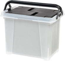Load image into Gallery viewer, IRIS Letter Size Portable Wing Lid File Box