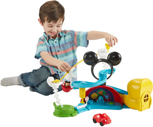 Fisher-Price Disney Junior Mickey Mouse Clubhouse Zip, Slide and Zoom Clubhouse Playset