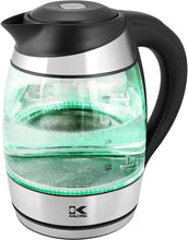 Load image into Gallery viewer, Kalorik Digital w Lights LED Water Kettle, 1 EA, Black