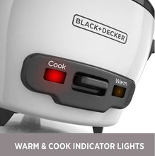 Load image into Gallery viewer, BLACK+DECKER RC503 Dry/3-Cup Cooked Rice Cooker