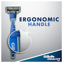 Load image into Gallery viewer, Gillette Mach3 Men&#39;s Disposable Razor, 3 Count, Mens Razors/Blades