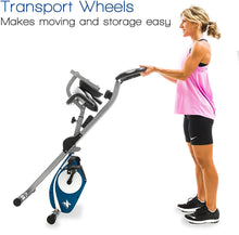 Load image into Gallery viewer, XTERRA Fitness FB350 Folding Exercise Bike, Silver