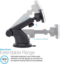 Load image into Gallery viewer, Naztech MagBuddy Dash Telescopic Phone Mount [Hands-Free] Compatible for iPhone 12 /SE 2020/11/Pro/Pro Max, Galaxy S20/S10/S9, Note 20 5G/10/9 + More