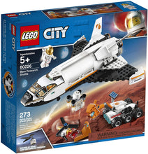 Load image into Gallery viewer, LEGO City Space Mars Research Shuttle 60226 Space Shuttle Toy Building Kit with Mars Rover and Astronaut Minifigures