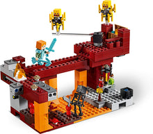 Load image into Gallery viewer, LEGO Minecraft The Blaze Bridge 21154 Building Kit (372 Pieces)