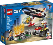 Load image into Gallery viewer, LEGO City Fire Helicopter Response 60248 Firefighter Toy, Fun Building Set for Kids, New 2020 (93 Pieces)