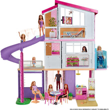 Load image into Gallery viewer, Barbie Dreamhouse Dollhouse with Wheelchair Accessible Elevator, Pool, Slide and 70 Accessories Including Furniture and Household Items, Gift for 3 to 7 Year Olds, Multicolor