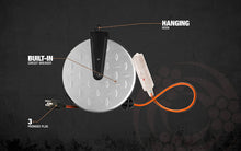 Load image into Gallery viewer, Designers Edge Metal Extension Cord Reel