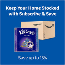 Load image into Gallery viewer, Kleenex Ultra Soft Facial Tissues, 4 Cube Tissue Boxes, 65 Tissues per Box (260 Tissues Total)