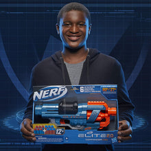 Load image into Gallery viewer, NERF Elite 2.0 Commander RD-6 Blaster, 12 Official Darts, 6-Dart Rotating Drum, Tactical Rails, Barrel and Stock Attachment Points