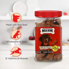 Load image into Gallery viewer, Milk-Bone Soft &amp; Chewy Dog Treats with 12 Vitamins and Minerals