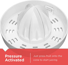 Load image into Gallery viewer, BLACK+DECKER CJ650W Citrus Juicer with 32 oz Plastic Jar, White