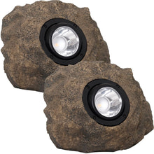 Load image into Gallery viewer, Westinghouse Solar Rock Lights - Adjustable Beam 20 Lumens LED Spot Light, 2 Pack