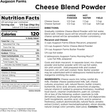 Load image into Gallery viewer, Augason Farms Cheese Blend Powder Certified Gluten Free Long Term Food Storage Everyday Meal Prep Large Can