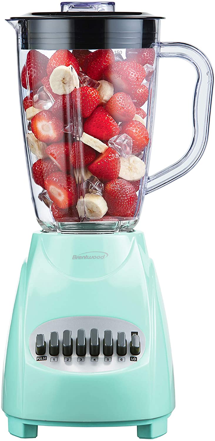Brentwood JB-220BL 12-Speed Plus Pulse Blender, Blue