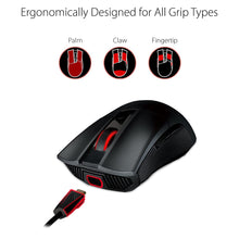 Load image into Gallery viewer, ASUS ROG Gladius II Origin Wired USB Optical Ergonomic FPS Gaming Mouse featuring Aura Sync RGB, 12000 DPI Optical, 50G Acceleration, 250 IPS sensors and swappable Omron switches
