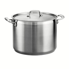 Load image into Gallery viewer, Tramontina 80120/001DS Tramontina Gourmet Stainless Steel Covered Stock Pot, 16-Quart