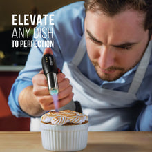 Load image into Gallery viewer, Chefman Culinary Torch Refillable Butane - Cooking Kitchen Blow Torch w/Safety Lock &amp; Adjustable Flame Best for Baking, BBQ, Creme Brulee, Soldering, Camping &amp; More! Butane Gas Not Included