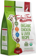 Load image into Gallery viewer, Tender &amp; True Organic Chicken &amp; Liver Recipe Dog Food