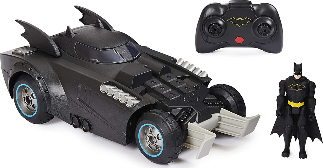 BATMAN Launch and Defend Batmobile Remote Control Vehicle with Exclusive 4-inch Action Figure