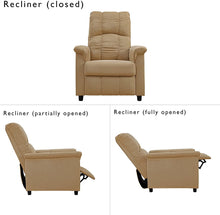 Load image into Gallery viewer, Dorel Living Slim Recliner, Beige