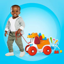 Load image into Gallery viewer, Mega Bloks Pull-Along Puppy Preschool Building Set with Block Pooping, Multi (GNW63)