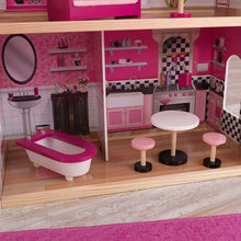 Load image into Gallery viewer, KidKraft Bonita Rose Dollhouse - Colorful Toddler Toy for 12 Inch Dolls Real Wood