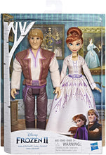 Load image into Gallery viewer, Disney Frozen Anna &amp; Kristoff Fashion Dolls 2 Pack, Outfits Featured In The Frozen 2 Movie