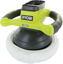 Load image into Gallery viewer, Ryobi P435 One+ 18V Lithium Ion 10" 2500 RPM Cordless Orbital Buffer/Polisher with 2 Bonnets (Battery Not Included, Power Tool Only)