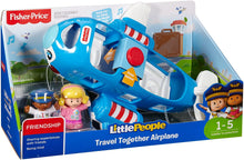 Load image into Gallery viewer, Fisher-Price Little People Travel Together Airplane Vehicle