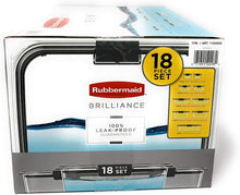 Load image into Gallery viewer, Rubbermaid Brilliance 18-piece Food Storage Set