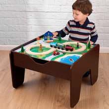 Load image into Gallery viewer, 2 in 1 Lego and Train Activity Table