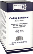 Load image into Gallery viewer, AMACO Plaster of Paris Casting Compound, 5 Lb Box, White