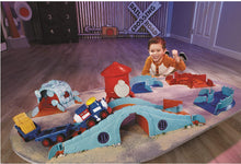 Load image into Gallery viewer, Little Tikes Slammin' Racers Runaway Railroad Set &amp; Train with Sounds