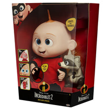 Load image into Gallery viewer, The Incredibles 2 Jack-Jack Plush-Figure Features Lights &amp; Sounds and Comes with Raccoon Toy