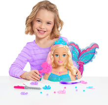 Load image into Gallery viewer, Barbie Dreamtopia Mermaid Styling Head, 22 Pieces