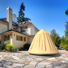 Load image into Gallery viewer, Budge All-Seasons Fountain Cover P9A13SF1, Tan (30 L x 30 W x 48 H)