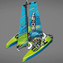 Load image into Gallery viewer, LEGO Technic Catamaran 42105 Model Sailboat Building Kit, New 2020 (404 Pieces)