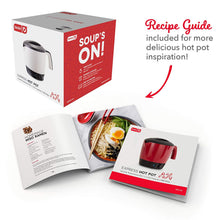 Load image into Gallery viewer, Dash Express Electric Cooker Hot Pot with Temperature Control for Noodles, Rice, Pasta, Soups, Boiling Water &amp; More, 1.2L