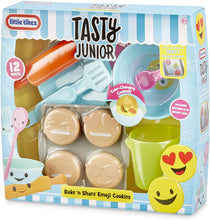Load image into Gallery viewer, Little Tikes Tasty Jr. Bake 'N Share Emoji Cookies Role Play Activity Pack