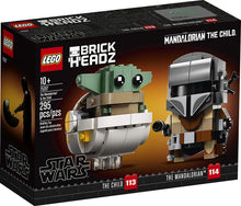 Load image into Gallery viewer, LEGO BrickHeadz Star Wars The Mandalorian &amp; The Child 75317 Building Kit, Toy for Kids and Any Star Wars Fan Featuring Buildable The Mandalorian and The Child Figures, New 2020 (295 Pieces)