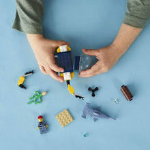Load image into Gallery viewer, LEGO City Ocean Mini-Submarine 60263, Underwater Playset, Featuring a Toy Submarine, Pirate Treasure Chest, Hammerhead Shark Figure and a Pilot Minifigure, Great Gift for Kids, New 2020 (41 Pieces)