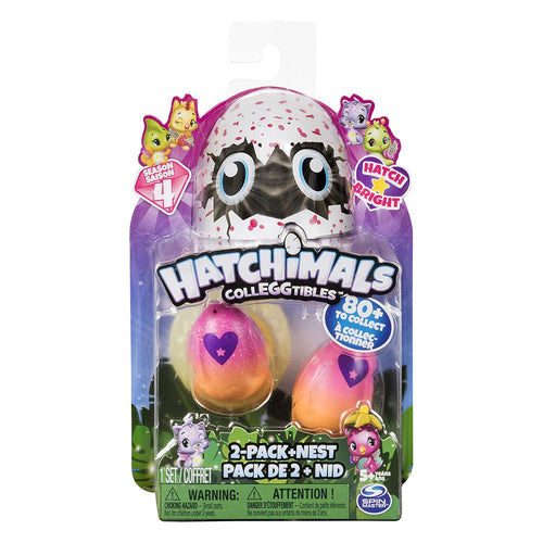 Hatchimals Colleggtibles Season 4 Hatch Bright Mystery 2-Pack with Nest