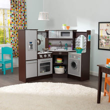 Load image into Gallery viewer, KidKraft Ultimate Corner Play Kitchen with Lights &amp; Sounds