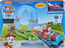 Load image into Gallery viewer, Paw Patrol, True Metal Ultimate Fire Rescue Track Set with Exclusive Marshall Die-Cast Vehicle, 1:55 Scale