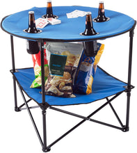 Load image into Gallery viewer, Wakeman Outdoors Camp Table-Outdoor Folding Table Carrying Bag-for Camping, Hiking, Beach, Picnic, Sporting Events