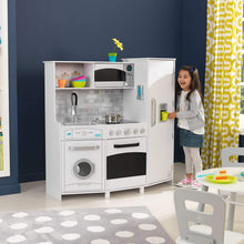 Load image into Gallery viewer, KidKraft Large Play Kitchen with Lights &amp; Sounds - White, 53369
