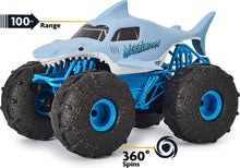Load image into Gallery viewer, Monster Jam, Official Megalodon Storm All-Terrain Remote Control Monster Truck, 1:15 Scale